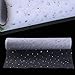 30cm x 9,1m Rollo Tul Blanco con Lentejuelas Decoración Tul Boda Cinta Brillo para Boda Banquete Fiesta Navidad Envolver Regalos Lazos Sillas Tutú Falda Manualidad