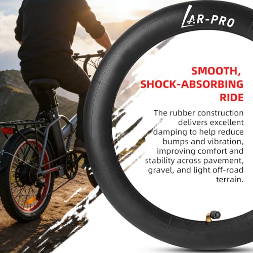 Image of AR-PRO 2-Pack 14x2.125 Inner Tubes, Heavy-Duty 57-254 Electric Scooter & E-Bike Replacement Tubes with CR202 Angled Valve Stem for 14-Inch Wheels