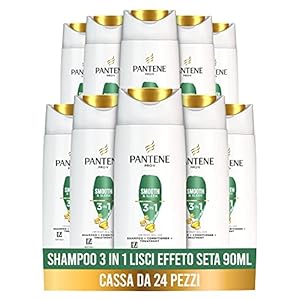 Pantene Pro-V Glatt & Seidig 3-in-1 Shampoo 24x90ml