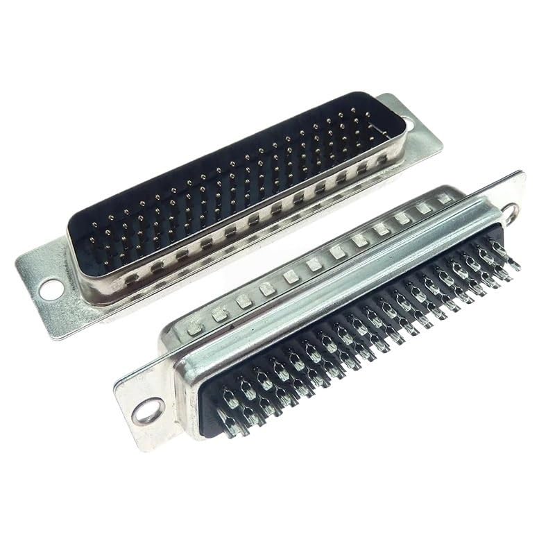Image of 1PCS DB78 1U 3U Gold Plated Sol* /id Pin Male Female Connector Solder Type D-Sub 78pin Serial Port Adapter HDB78(1PCS 3U Male)