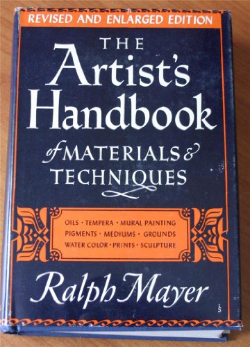 The Artist's Handbook of Materials & Techniques B0010KN1HS Book Cover