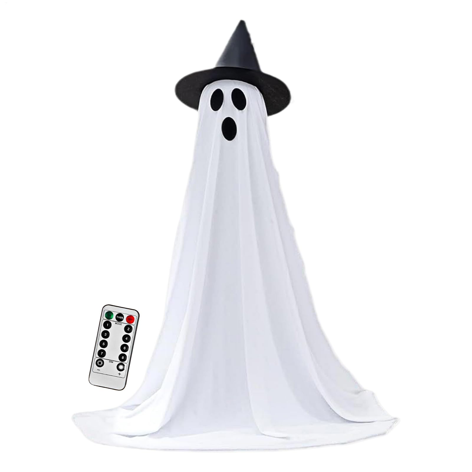 Decorazione illuminata per Halloween, accessori spaventosi per le festività