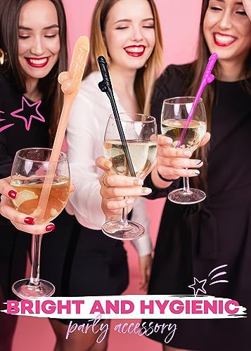 30 pitillos con confeti para fiesta de despedida miniatura 4