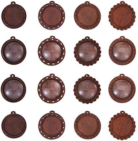 PH PandaHall 20pcs Cube/Round Mini Glass Wishing Bottles con 100g 10 colori Non Forato Tumbled Gemstone Crystal Chips Pietre per Pendenti Collana Gioielli Candele Decorazione Domestica, 10g/Colore