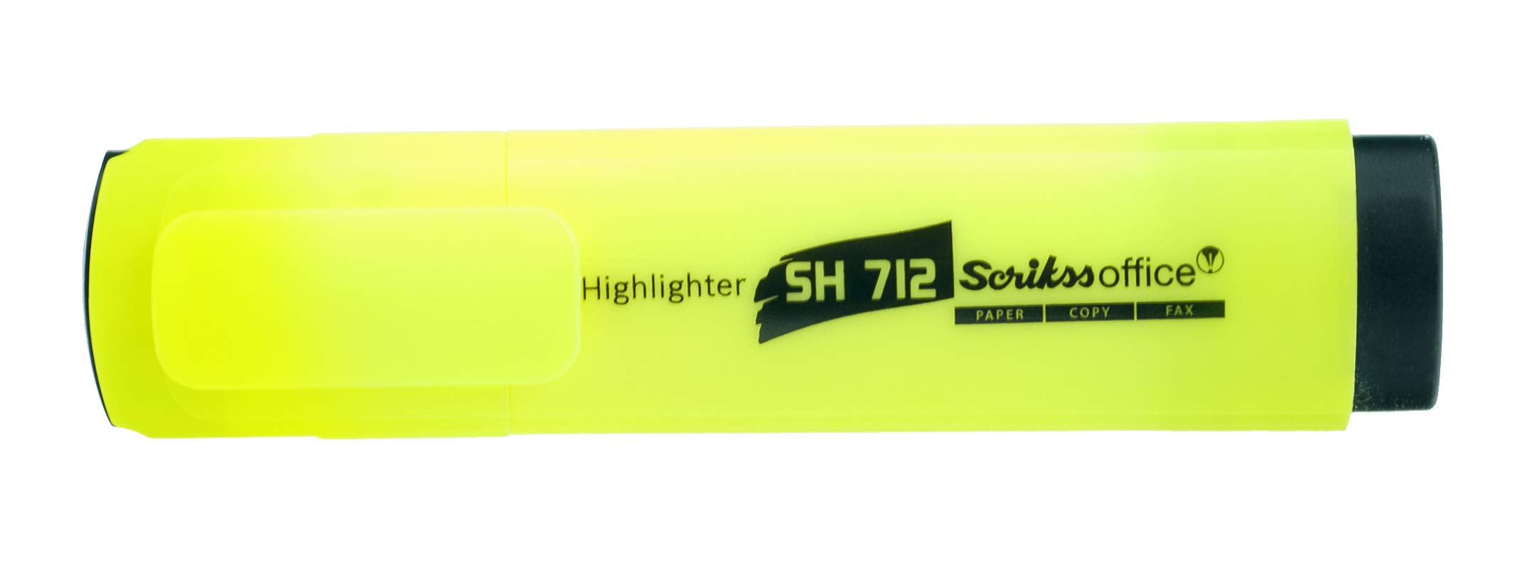 Scrikss Office Sh712 Fosforlu Kalem 12'lik Ambalaj Sarı