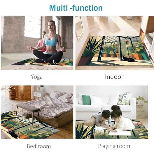 Paillasson entrée imperméable tapis de porte extérieur résistant lavable 40x60