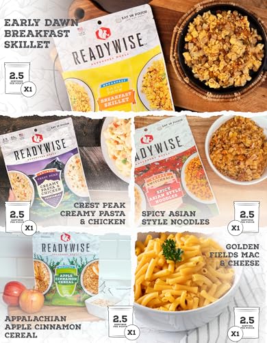 Image of ReadyWise 3 Day Hunting Freeze-Dried Outdoor Meals, Grab-and-Go Bucket, 13.78 Oz