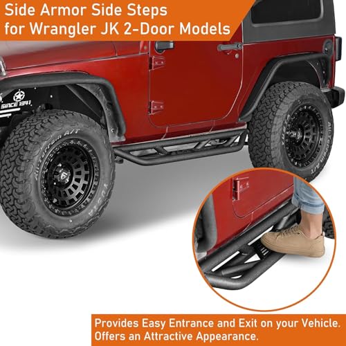 Estribos laterales Jeep Wrangler JK 2 puertas 2007-2018 miniatura 3