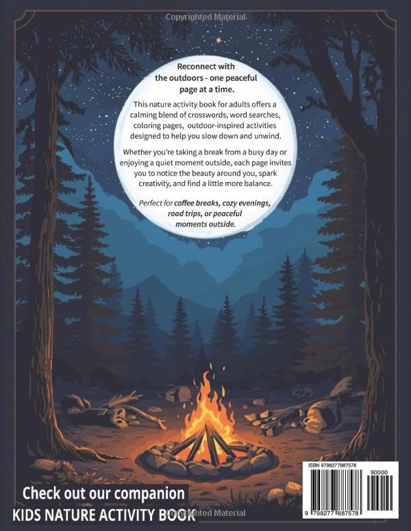 Nature Activity Book for Adults image 3