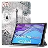 HYMY Hülle +1 Pcs Schutzfolie Glass für Lenovo Tab M10 HD 2nd Gen hülle 10.1″ TB-X306X – Flip Case Cover Schutzhülle Schutzfolie Lenovo Tab M10 HD Gen 2 Glass-XK
