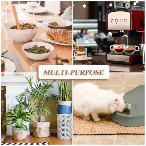 Tapis résistant à la chaleur et chemin de table chat noir et blanc imperméable - 8