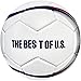 Icon Sports Officially Licensed U.S. Soccer Federation USMNT Soccer Ball Size 5 - Victory White