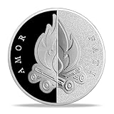 Stoics Flame Challenge Coin | Stoics Philosophy Medallion | Ignite Your Inner Fire of Wisdom and Virtue | Appreciation Gifts for Philosophers, Thinkers, and Wisdom Seekers