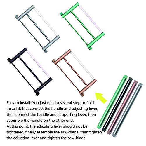 Serrote, Andoer Serras manuais multifuncionais para uso externo em liga de alumínio Ferramenta portá