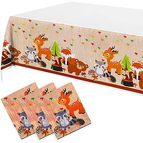 PHOGARY Lot de 3 nappes Cover