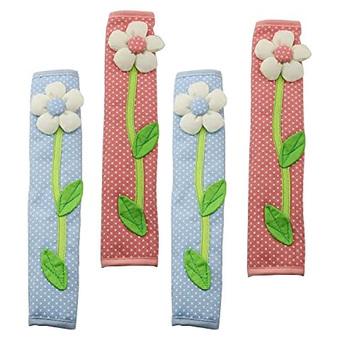 Batino 4pcs Cloth Handle Cover Door Knob Cover Dustproof Refrigerator Handle Gloves Fridge Door Handle Cover 28 cm x 15 cm Cover