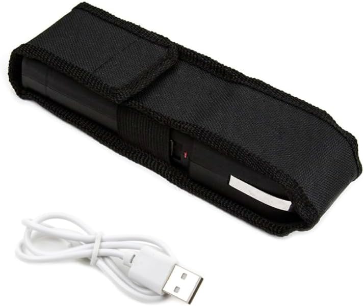 Miniatura 6 de Police Stun Gun Burn Pepper Spray Combo Mujeres Hombres Autodefensa - 2101