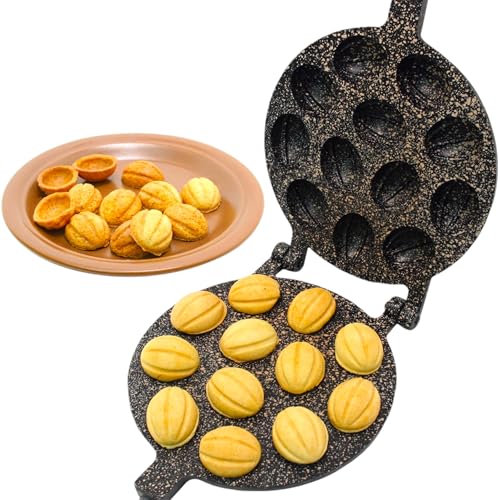 Walnut Cookie Maker 12 halves non-stick coating granite stone Cookies Pastry by PetriStor - Used condition - US$29.49