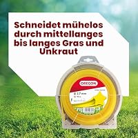 Oregon Sternförmiger Mähfaden 2,7mm, Gelb, 2,7 mm x 92 m (69-432-Y) – Ansicht 5