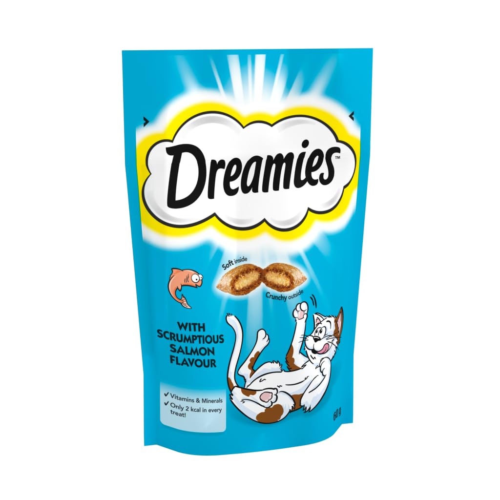 Dreamies Cat Treats Salmon, 60g