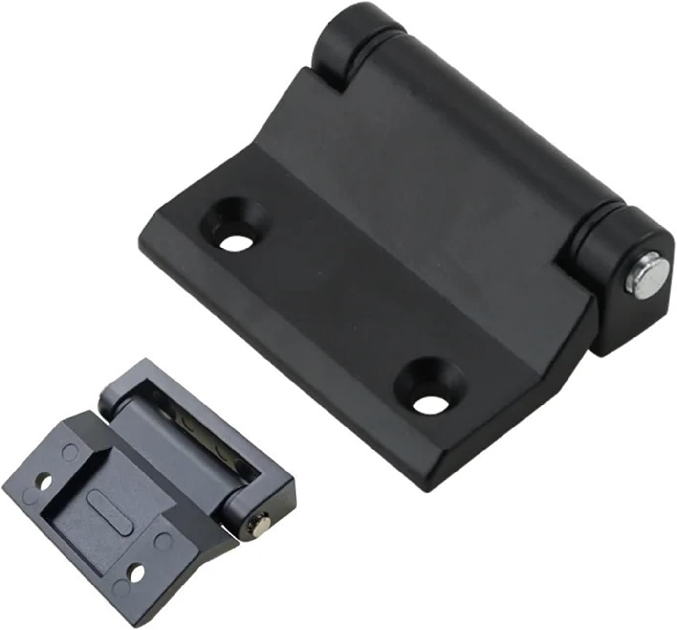 Zinc Alloy Black Hinge Industrial Automation Machinery Cabinet Chassis Equipment Door 1Pcs