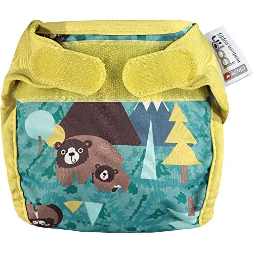 Close Pop-In Pañal de Tela Reutilizable, Multicolor (Bear), 0-3 Meses (2-5.5 kg)