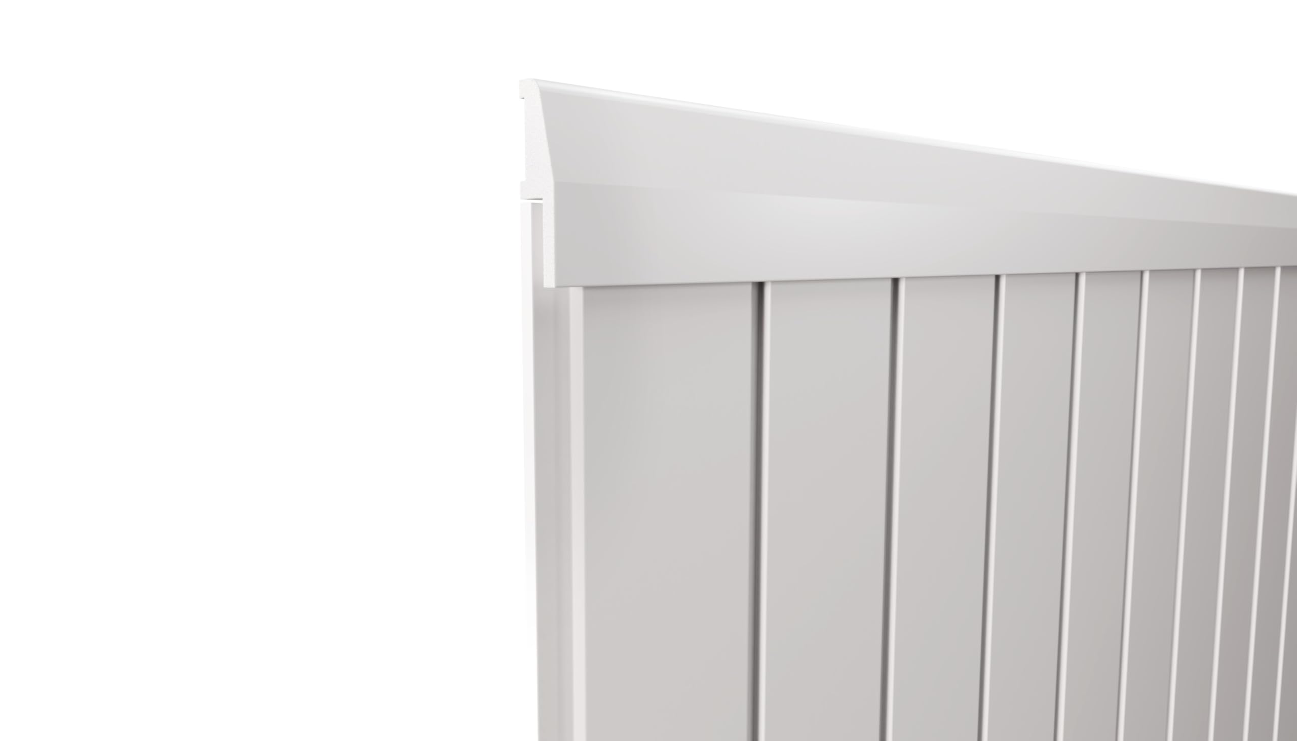 3 m² de paneles de pared estilo casa de campo – Boiserie de revestimiento de pared de poliestireno duro (PS), color blanco – montaje sencillo con adhesivo, ideal para revestimiento de pared inglés
