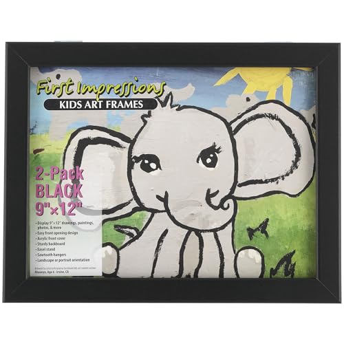 Creative Mark Moldura de arte intercambiável infantil First Impressions com armazenamento, pacote co