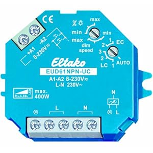 Eltako EUD61NPN-UC Universal-Dimmschalter, Blau