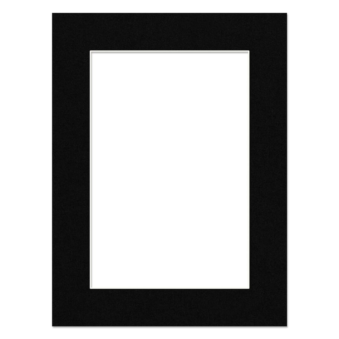 Alison Kingsgate 24X18 Black Picture Mount for frames - 18X12 Size Aperture