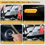 Jumper Cables Compatible avec De.Walt 20v Batteries, démarreur de saut de batterie de voiture, 8 Câble de booster automatique de jauge