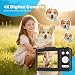 Digital Camera, 1080P FHD 4K 48MP Autofocus Compact Digital Camera with 2.8" LCD Screen, 16X Digital Zoom Digital Cameras with 32GB Card, Vlogging Camera for Kids Beginners Teens Students, Black