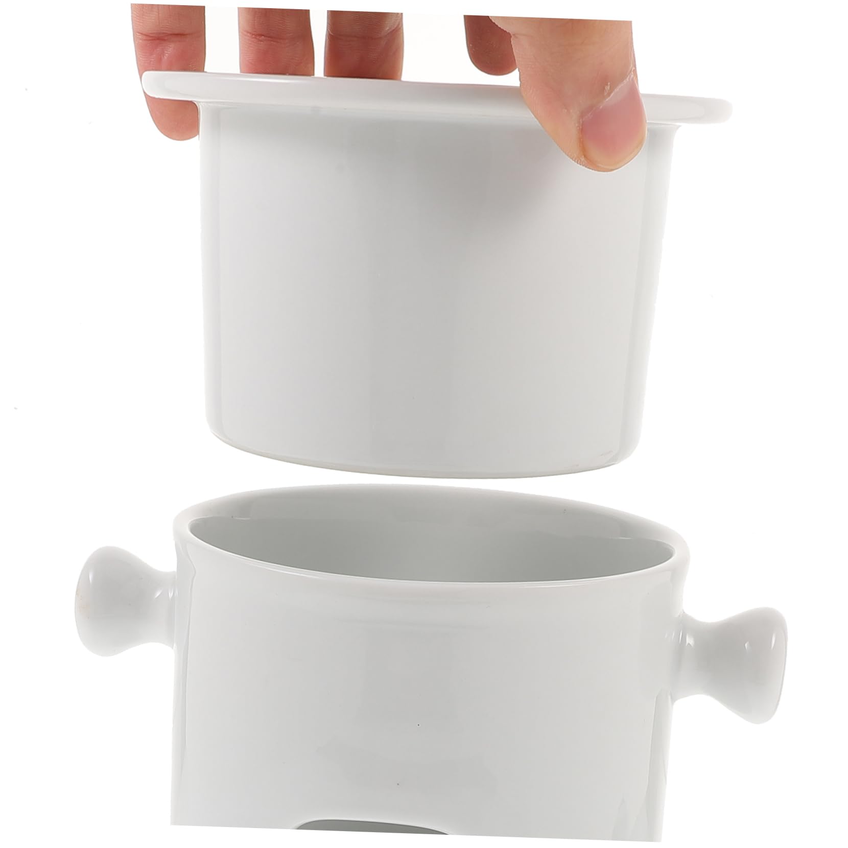 HOLIDYOYO Chocolate Cheese Fondue Pot Ceramic Melting Stove for Chocolate Cheese Butter More Portable Design for Home Parties Outdoor Use for Snacks Desserts