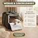 2-in-1 Hundetasche für kleine Hunde 10kg – Hundetragetasche & Reisedecke – Tragetasche für Welpen & Katzen mit Sicherheitsleine & weichem Thermofutter – Praktisch für Café, Auto & Reise