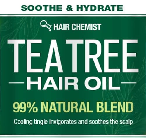 Hair Chemist 99% Natural Blend Soothe & Hydrate Tea Tree Hair Oil 7.1 Oz. #TOP1