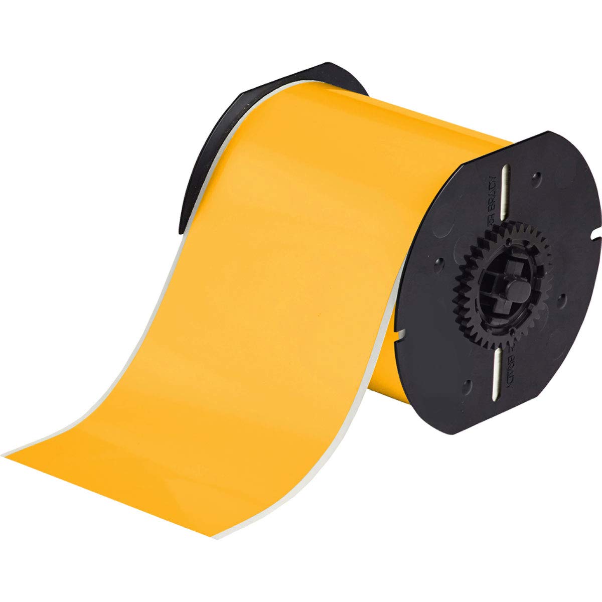 Brady B30C-4000-569-YL 100' Length x 4" Width, B-569 Hi-Performance Polyester, Yellow BBP31 Low-Halide Tape