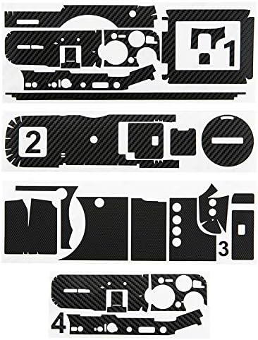 Carbon Fiber Camera Body Skin Sticker Protective Wrap Cover for Fujifilm GFX 50R, 3M Anti-Scratch Stickers Decals DSLR Camera Body Skin Film Protector Shield