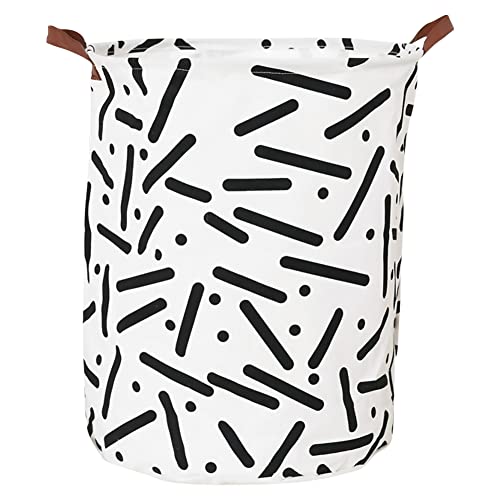 Laundry Basket, Wasafire 19.7 Inches Large Laundry Hamper Canvas Fabric Collapsible Laundry Baskets #TOP3