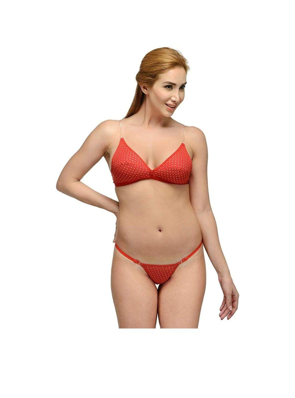 Buy SSG ZOQQ Bikini Bra Panty Lingerie Set for Women Thong Panty