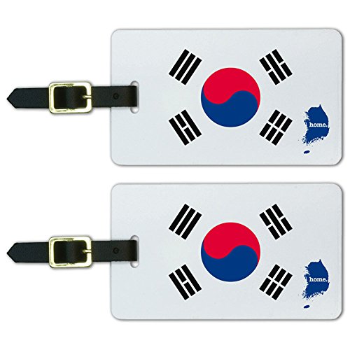 Graphics & More South Korea Flag Luggage ID Tags