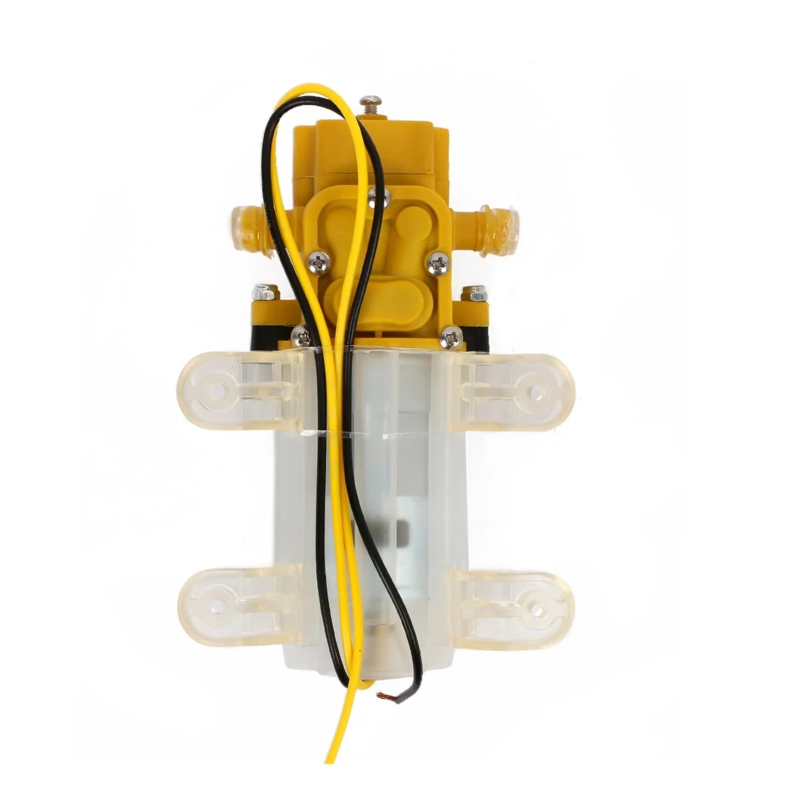 12V Mini Pompa Membranowa Myjnia Samochodowa Wysokociśnieniowa Mikro Refluksowa Rolnictwo Elektryczny Spray Mała Wodna Płynna Praca Stały Przepływ Niezawodność(Yellow 80w 12V)