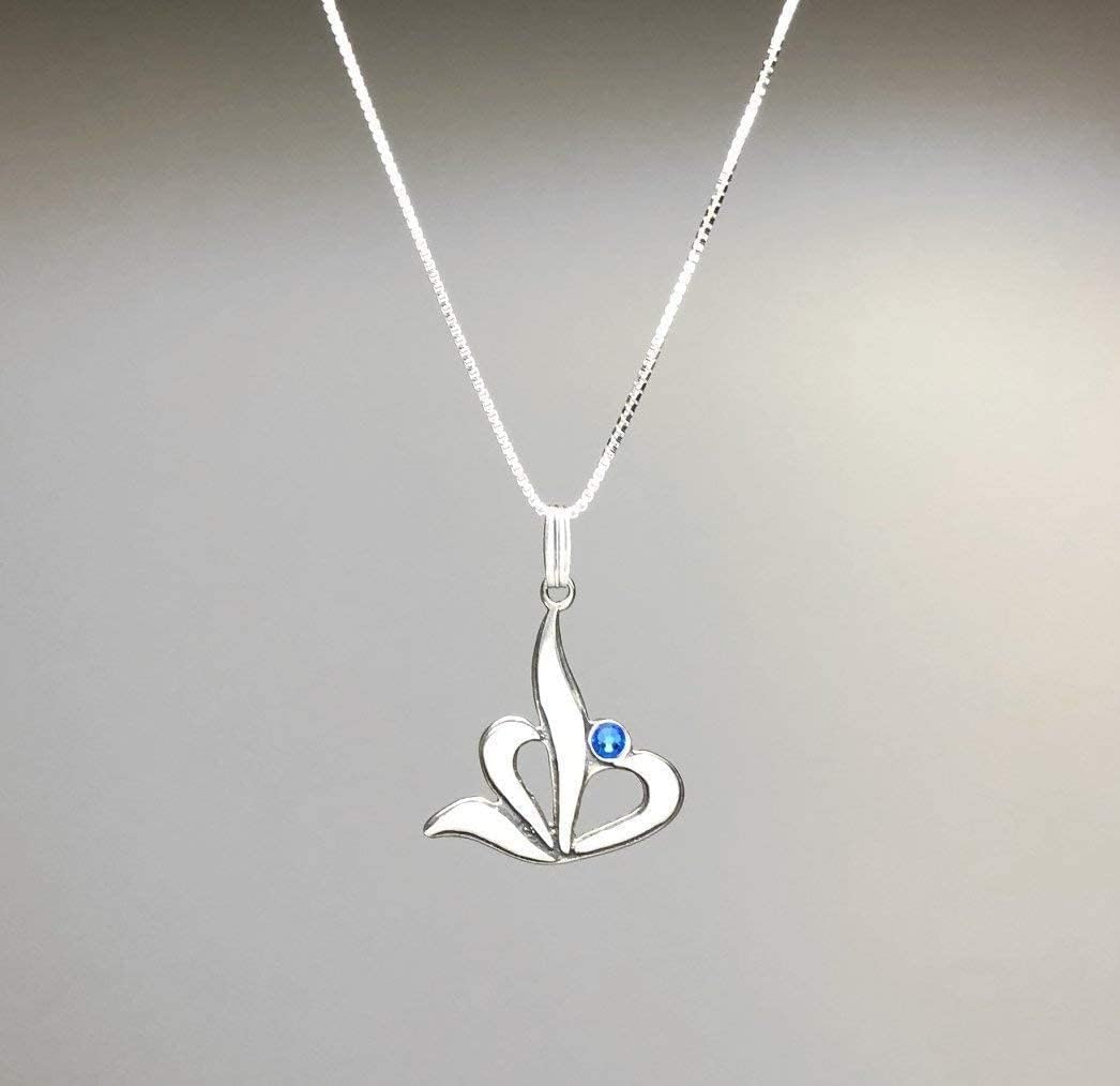 I Will Blossom! BIRTHSTONE Eating Disorder Recovery necklace.