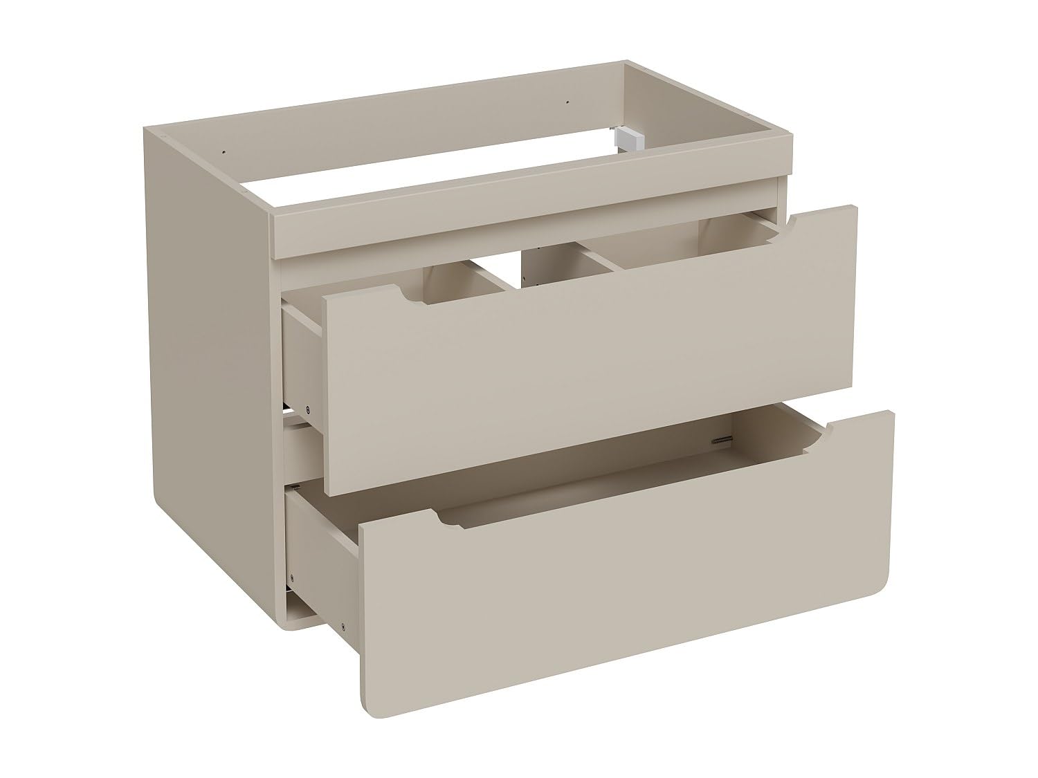 Vente-unique - Meuble sous Vasque Suspendu Coloris Beige – 80 cm – Aruba