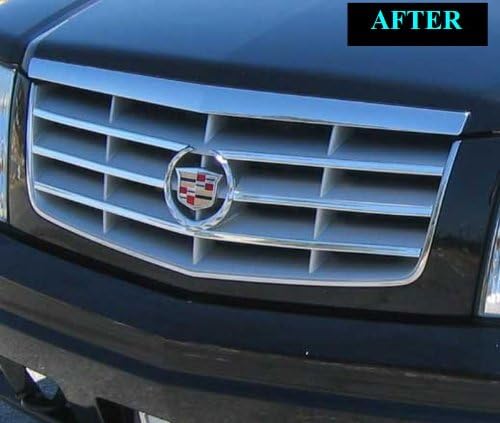 fits 2002-2006 Cadillac Escalade Chrome Grille Grill KIT 2003 2004 2005 02 03 04 05 06 ESV EXT