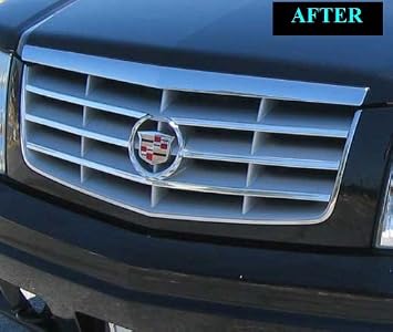 fits 2002-2006 Cadillac Escalade Chrome Grille Grill KIT 2003 2004 2005 02 03 04 05 06 ESV EXT