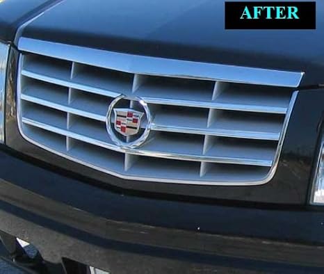 fits 2002-2006 Cadillac Escalade Chrome Grille Grill KIT 2003 2004 2005 02 03 04 05 06 ESV EXT