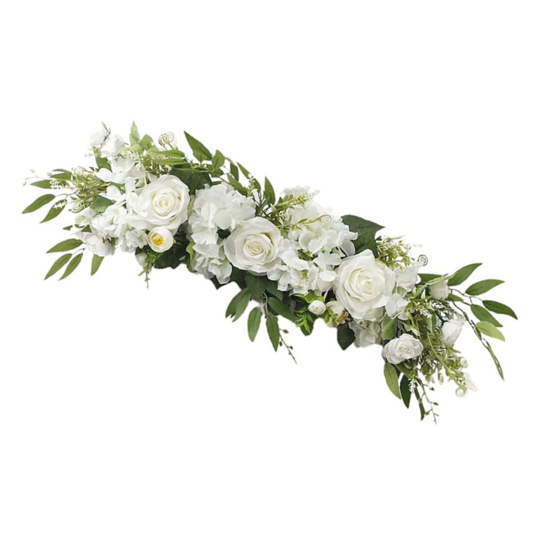 Arc de mariage fleurs artificielles sans entretien pour guirlande de porte