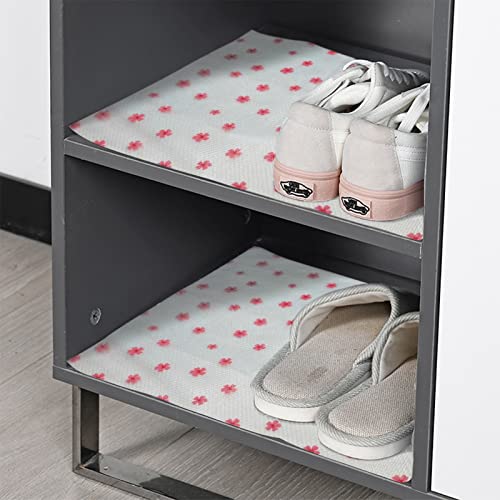 Cherry Blossom Flower Shelf Liner For Kitchen Cabinets Non-Adhesive Drawer Liner Non-Slip Refrigerator Liner Waterproof Fridge Pad Cupboard Mat Easy Placemats, 17.7"X59" #TOP6
