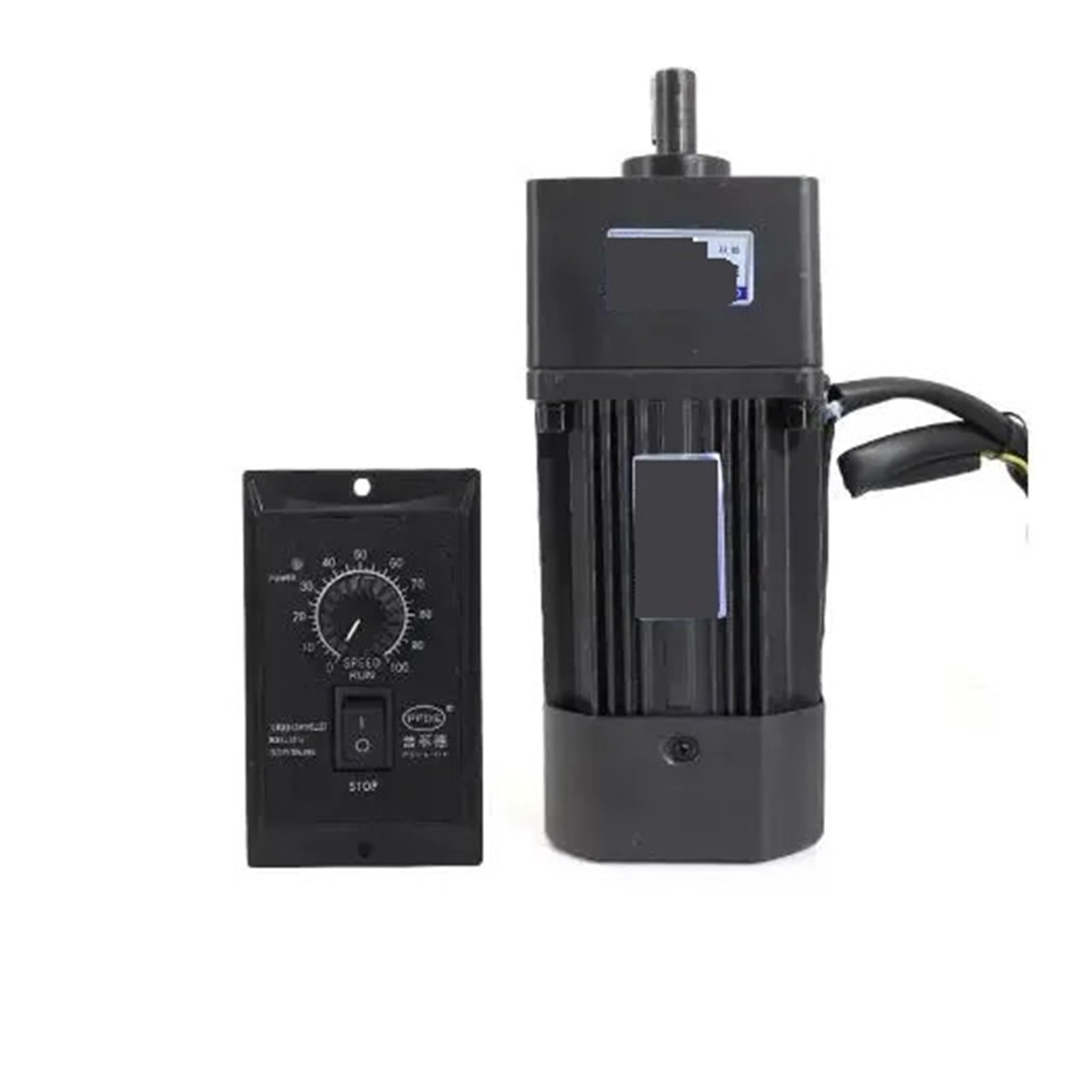 HYRBNSDLK Motor 180W Gear AC 220V Shaft 15mm 2.5PRM - 1350RPM 6RK180GU-CF Box with Speed Controller kit Reversible(1-150K 0-9RPM)