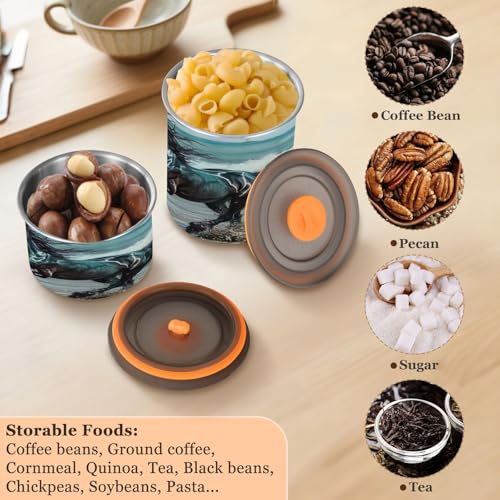 Contenedor al Vacío para Café Acero Inoxidable 30oz miniatura 6